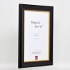 Effetto cornice in legno Profilo 95 nero 20x20 cm Vetro normale