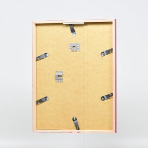 Telaio effetto legno profilo 35 rosso 20x25 cm vetro antiriflesso