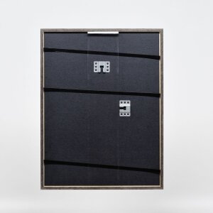 Telaio effetto legno profilo 23 blu 20x25 cm vetro antiriflesso