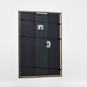 Telaio effetto legno profilo 23 blu 20x25 cm vetro antiriflesso