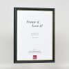 Telaio effetto legno profilo 21 blu 20x25 cm vetro antiriflesso