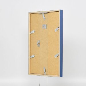 Telaio effetto legno profilo 35 blu 20x25 cm vetro normale + distanziatore
