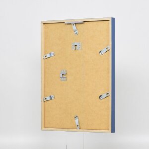 Telaio effetto legno profilo 35 blu 20x25 cm vetro normale + distanziatore