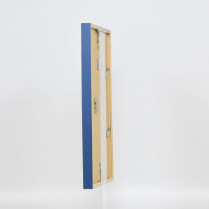 Telaio effetto legno profilo 35 blu 20x25 cm vetro normale + distanziatore