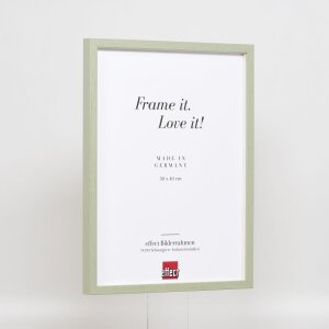 Telaio effetto legno profilo 35 verde 20x25 cm vetro normale + distanziatore