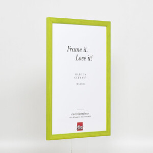 Effetto cornice in legno Profilo 89 verde 20x25 cm Vetro acrilico
