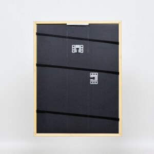 Effetto cornice in legno massiccio Profilo 22 marrone-oro 20x25 cm Vetro Museum