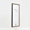 Cornice in legno effetto profilo 23 marrone noce 20x28 cm vetro trasparente