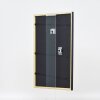 Effetto cornice in legno profilo 23 verde 20x28 cm vetro antiriflesso