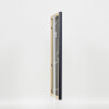 Telaio effetto legno profilo 38 grigio 20x28 cm vetro antiriflesso