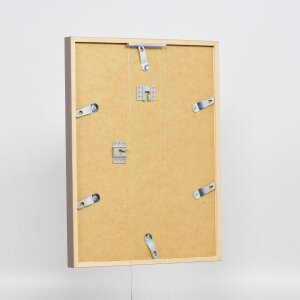 Telaio effetto legno profilo 35 marrone 20x28 cm vetro normale + distanziatore