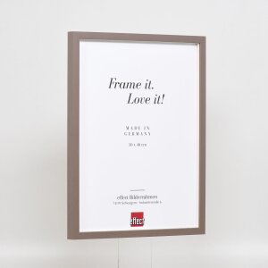 Telaio effetto legno profilo 35 marrone 20x28 cm vetro normale + distanziatore