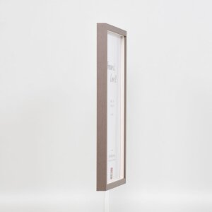 Telaio effetto legno profilo 35 marrone 20x28 cm vetro normale + distanziatore