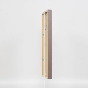 Telaio effetto legno profilo 35 marrone 20x28 cm vetro normale + distanziatore
