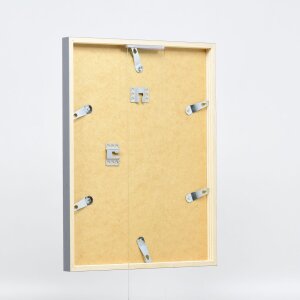 Telaio effetto legno profilo 35 antracite 20x30 cm vetro antiriflesso
