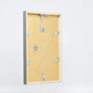 Telaio effetto legno profilo 35 antracite 20x30 cm vetro antiriflesso
