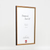 Cornice in legno effetto profilo 23 marrone chiaro 20x30 cm vetro antiriflesso