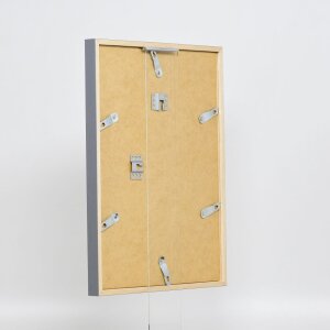 Telaio effetto legno profilo 35 antracite 20x30 cm vetro normale + distanziale