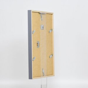Telaio effetto legno profilo 35 antracite 20x30 cm vetro normale + distanziale