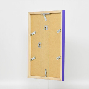 Cornice in legno Top Cube 20x30 cm vetro museale viola