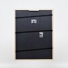Telaio effetto legno profilo 23 rosso 21x28 cm vetro antiriflesso