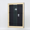 Telaio effetto legno profilo 94 nero 21x28 cm vetro antiriflesso