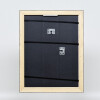 Telaio effetto legno profilo 94 nero 21x28 cm vetro antiriflesso
