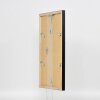 Telaio effetto legno profilo 2070 vetro antiriflesso 21x28 cm nero