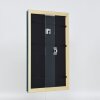 Cornice in legno effetto profilo 21 blu 21x28 cm vetro museale