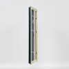 Cornice in legno effetto profilo 21 blu 21x28 cm vetro museale