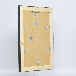 Cornice in legno massiccio effetto 2240 nero 21x28 cm Vetro antiriflesso