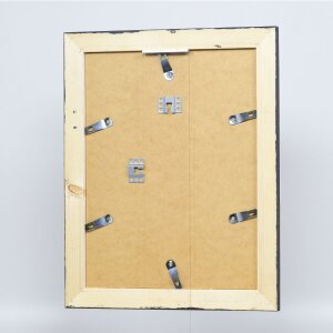 Cornice ad effetto in legno massiccio 2240 nero 21x28 cm vetro acrilico