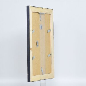 Cornice ad effetto in legno massiccio 2240 nero 21x28 cm vetro acrilico