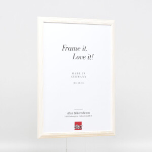 Effetto Telaio in legno Profilo 32 bianco 21x29,7 cm Vetro normale