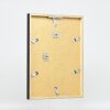 Cornice in legno effetto profilo 35 nero 21x29,7 cm vetro museale