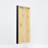 Cornice in legno effetto profilo 35 nero 21x29,7 cm vetro museale