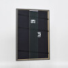 Effetto cornice in legno massiccio profilo 25 blu 21x29,7 cm vetro museo
