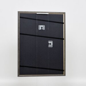 Effetto cornice in legno massiccio profilo 25 verde 21x29,7 cm vetro museo
