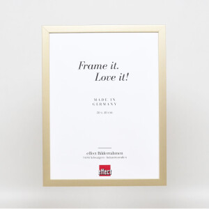 Cornice in legno Top Cube 21x29,7 cm vetro museale dorato