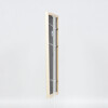 Cornice in legno effetto profilo 38 bianco 21x29,7 cm vetro museale