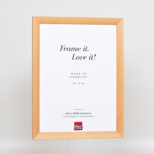 Effetto cornice in legno Top N betulla 21x29,7 cm vetro museo