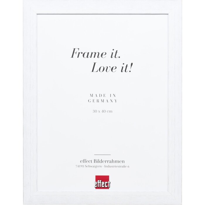 Cornice ad effetto 2319 bianca 21x29,7 cm vetro museale