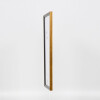 Effetto cornice in legno massiccio profilo 22 marrone-oro 23x70 cm vetro antiriflesso