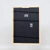 Telaio effetto legno profilo 38 bianco 23x70 cm vetro antiriflesso