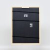 Telaio effetto legno profilo 38 bianco 23x70 cm vetro antiriflesso