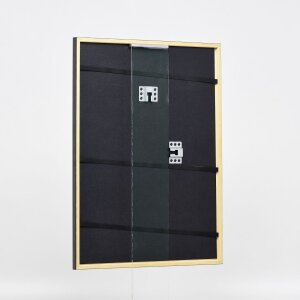 Telaio in legno effetto profilo 23 verde 23x70 cm vetro antiriflesso