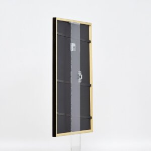 Telaio in legno effetto profilo 23 verde 23x70 cm vetro antiriflesso