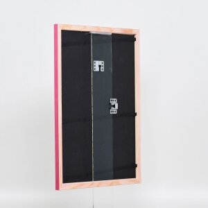 Cornice in legno effetto profilo 89 viola 23x70 cm vetro acrilico
