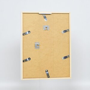 Telaio effetto legno profilo 35 bianco 23x70 cm vetro normale + distanziatore