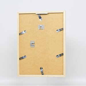 Telaio effetto legno profilo 33 bianco 23x70 cm vetro acrilico